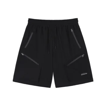 MATCHA STORY Casual Shorts Unisex Black