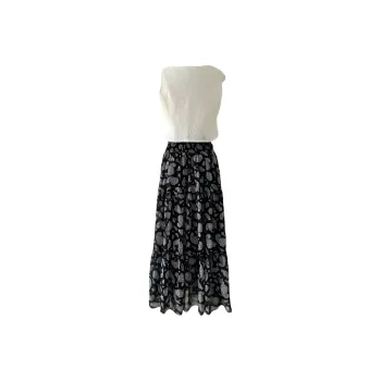 JOSR Skirt Set Women's Apricot+Black