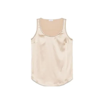 Brunello Cucinelli Monili Chain detail Tank Top