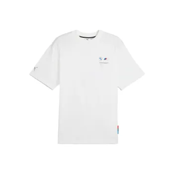 PUMA BMW M Motorspor Racing T Shirt Men's White