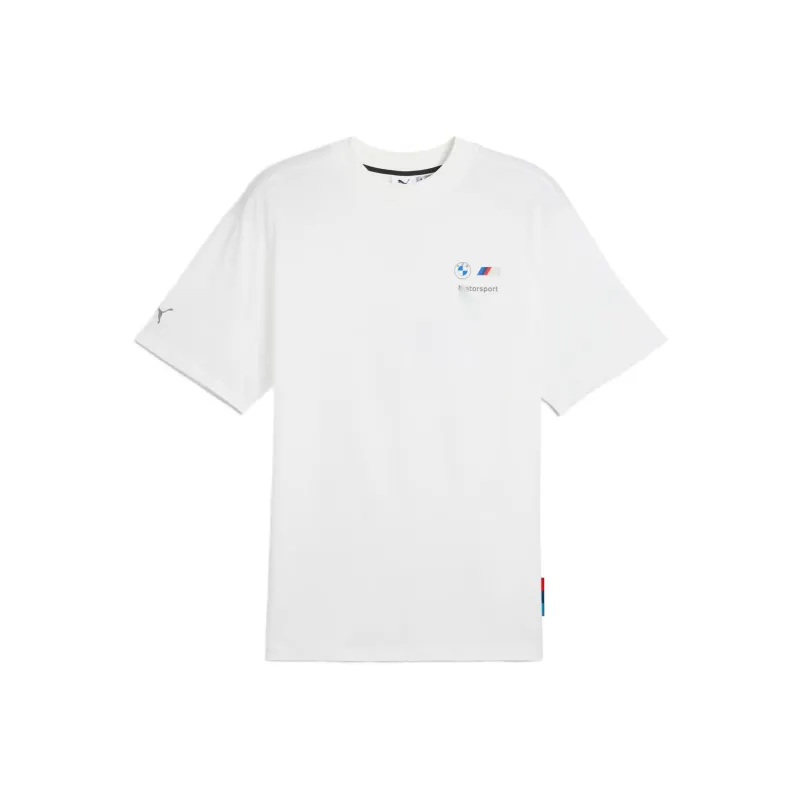 PUMA BMW M Motorspor Racing T Shirt Men's White-0
