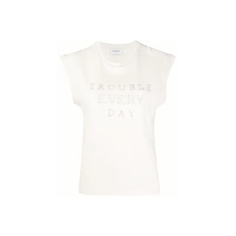 SAINT LAURENT T-Shirt Women's White-0