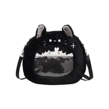 SUN EARTH &U Plush Backpack Women's Black
