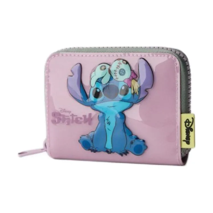 ZARA Disney, Collaboration Thermoplastic Polyurethane Wallet Kids' Pink & Blue-1