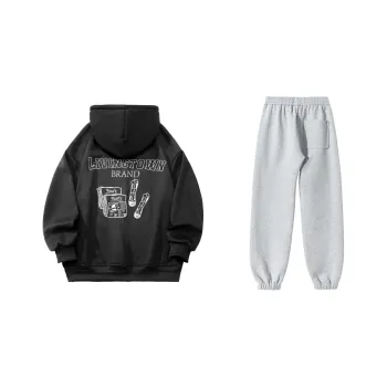 LIVINGTOWN Sweatshirt Sets Unisex
