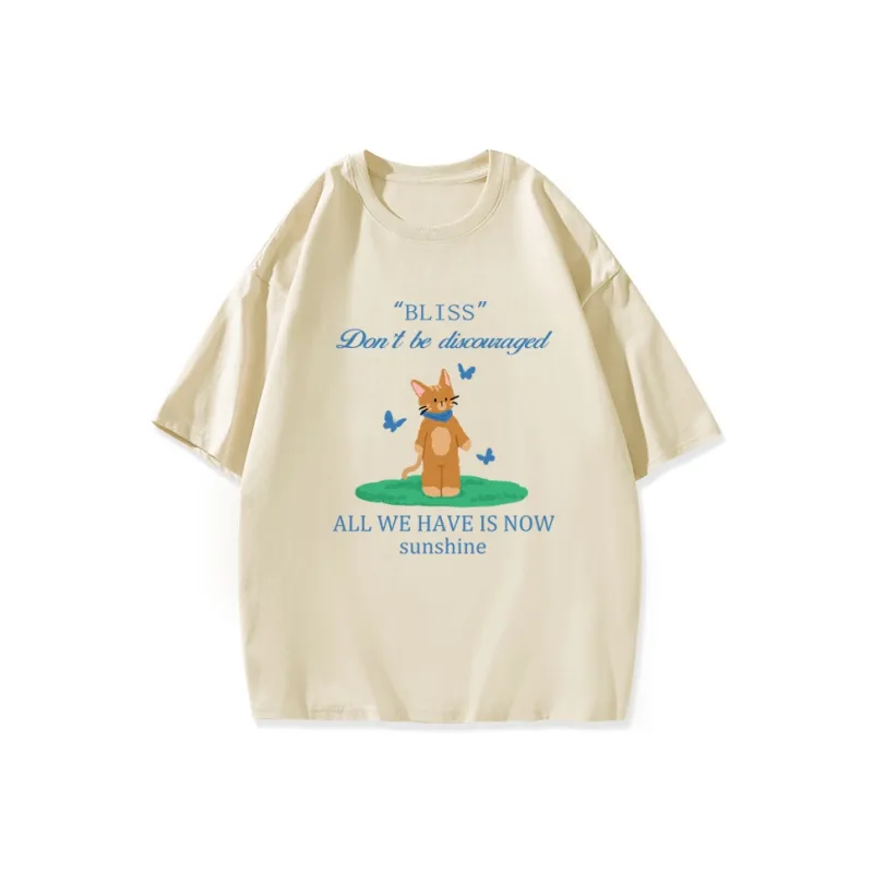ILYOIL Drop Shoulder Sleeve T Shirt Unisex-0
