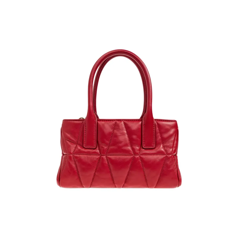 FANSIZHE Medusa '95 Genuine Leather Shoulder Bag, Crossbody Bag, Handbag Women's Red-2