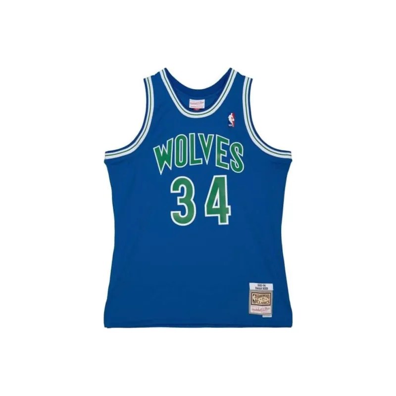 Mitchell Ness 1993/94 Hardwood Classics Isaiah Rider Minnesota Timberwolves Swingman Jersey-0