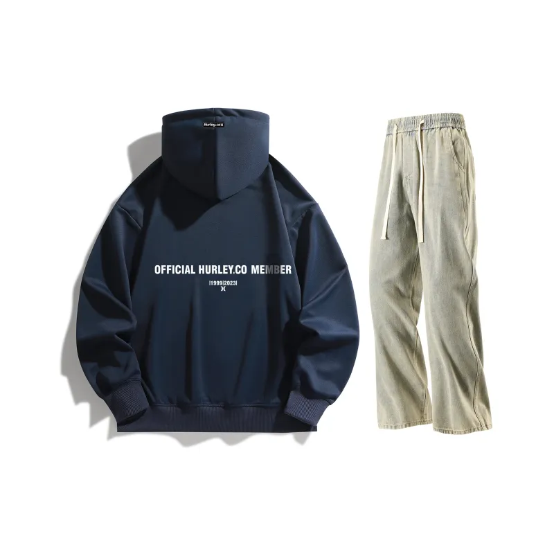 Hurley Sweatshirt Sets Unisex-52