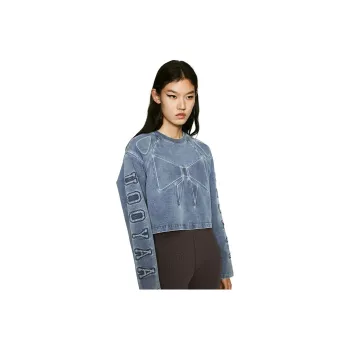 UOOYAA T Shirts Women's Denim Blue