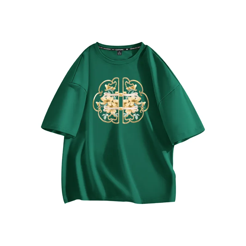 Cotton Drop Shoulder Sleeve T Shirt Women's-24