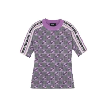 WE11DONE Raglan Sleeve T Shirt Women's Purple