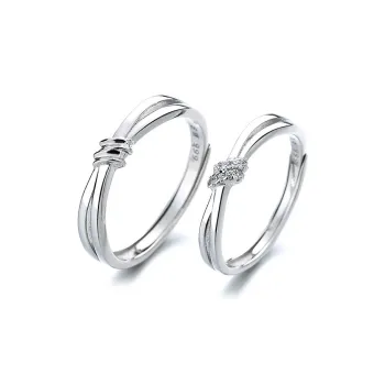 DAWO 999 Fine Silver Rings Unisex