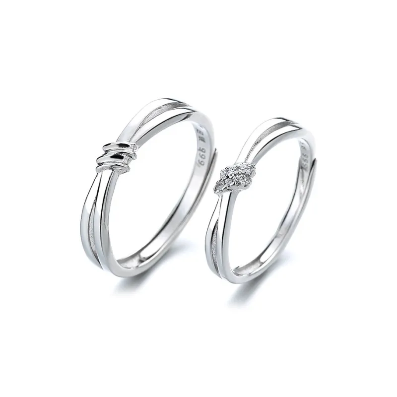 DAWO 999 Fine Silver Rings Unisex-0