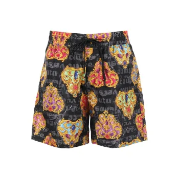 VERSACE JEANS COUTURE SS24 Casual Shorts Men's Black