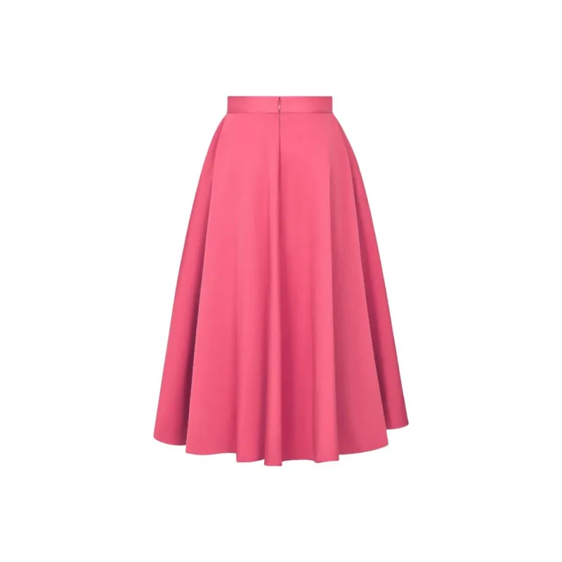 DIOR Casual Long Skirts Women's Pink-1