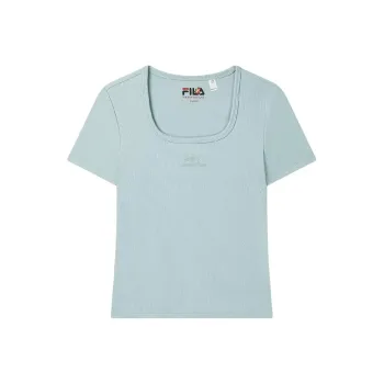 FILA x MAISON KITSUNE ORIGINALE T Shirt Women's Fruit Gray Green
