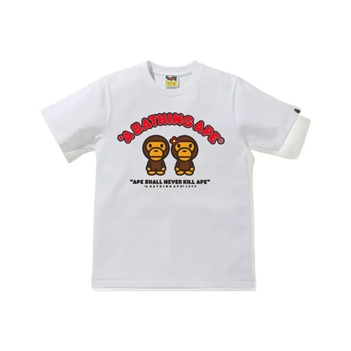 A BATHING APE X The Simpsons Baby Milo A NdBart Skateboard Tee Black-3