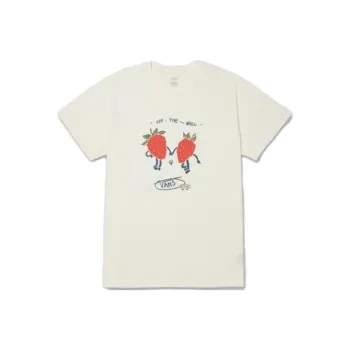 Vans Set in Sleeve T Shirt Women's Ecru