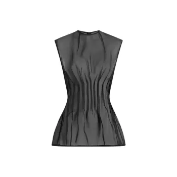 KHAITE Westin Top 'Black'