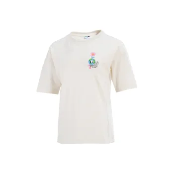 PUMA Set in Sleeve T Shirt Women's Ecru