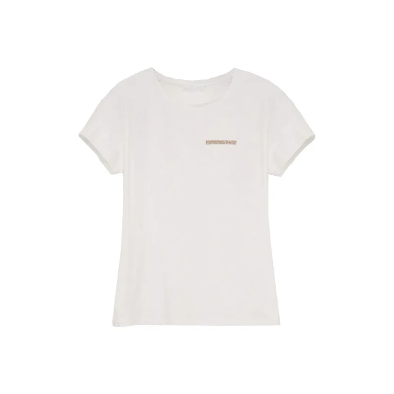 Balenciaga SS23 Drop Shoulder Sleeve T-Shirt Women's White-0