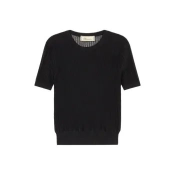 Blumarine Ribbed knit T shirt