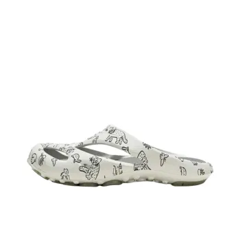 US4 IRIOMOTE x KEEN Rubber Sole Slip Resistant Closed Toe Slippers Unisex White