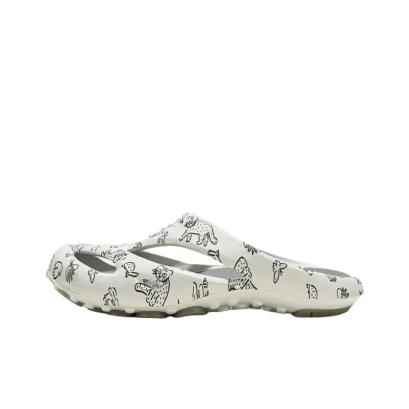US4 IRIOMOTE x KEEN Rubber Sole Slip Resistant Closed Toe Slippers Unisex White-0