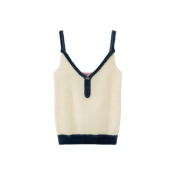 CHUU Tank Top Women's White Apricot