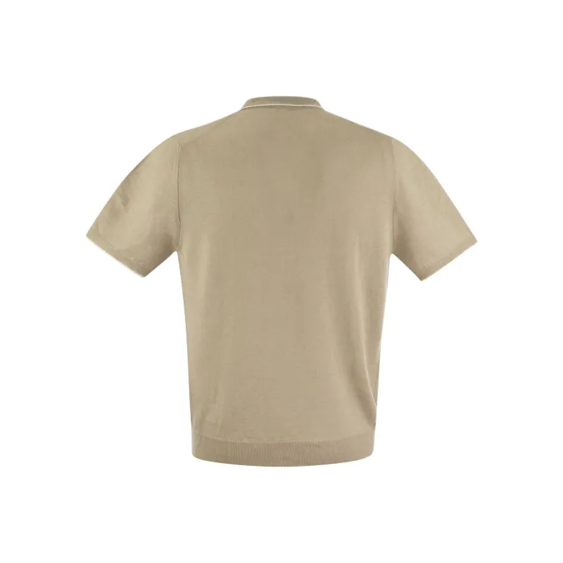 FEDELI Polo Shirts Men Beige-1