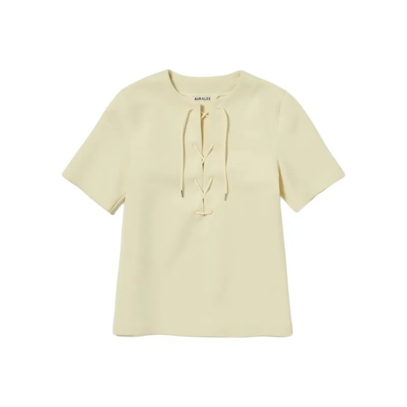 Auralee T Shirt Women's Ivory Beige-0