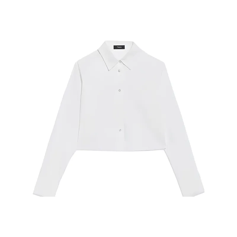 THEORY Crop Tops Women's White-0
