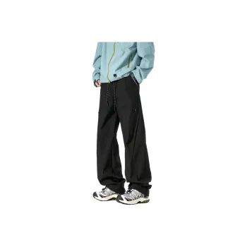 TAIKONGBEAR Casual Pants Unisex Black