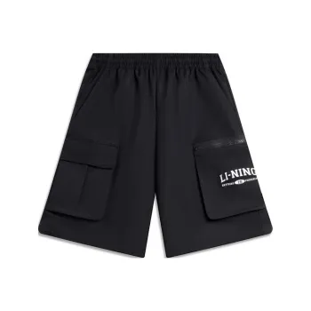 LiNing Weekend Youth Sports Fashion Collection Sports Shorts Men's Black