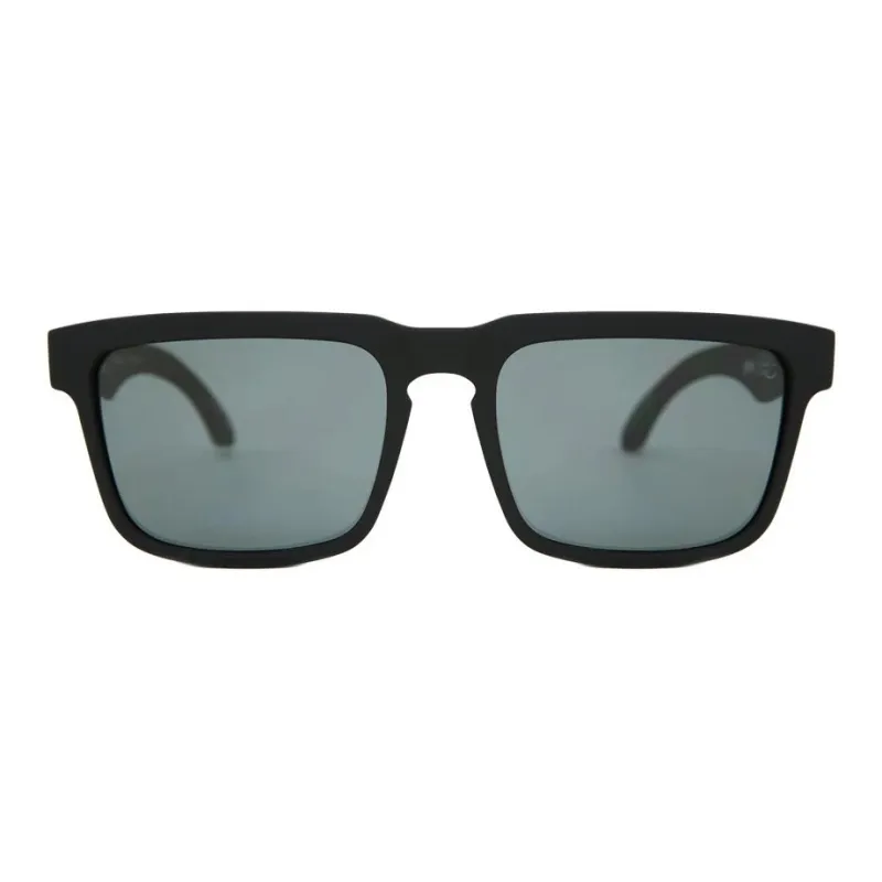 SPY Plastic Square Sunglasses Unisex Black-1