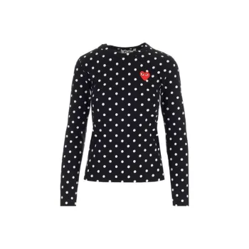 CDG Play T Shirts Women's Black