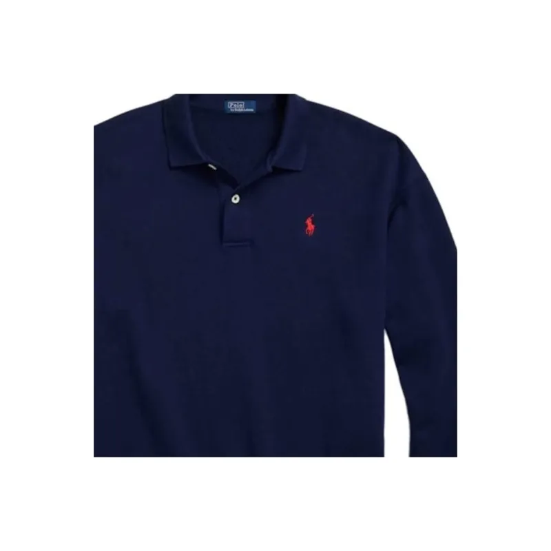 Polo Ralph Lauren Collar Fleece Pullover Pullover Navy-1
