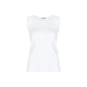 JIL SANDER Sleeveless Stretch Tank Top