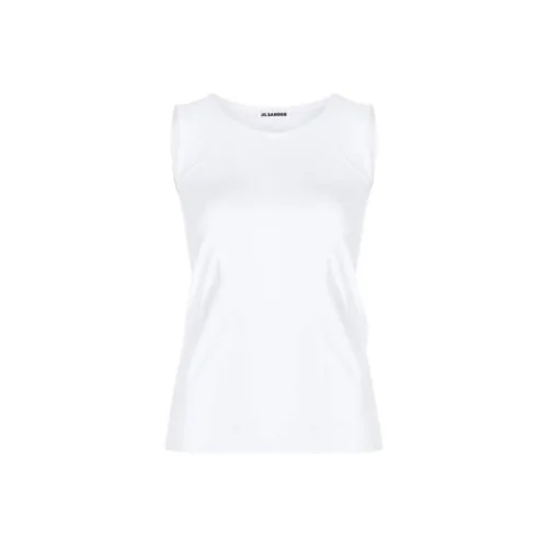 JIL SANDER Sleeveless Stretch Tank Top