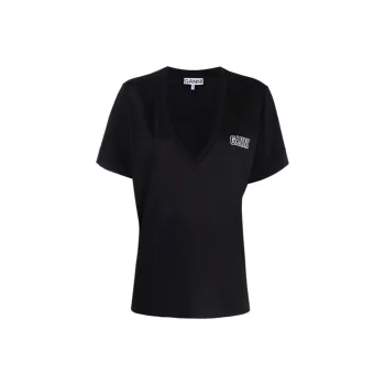 GANNI T Shirts Women's Black