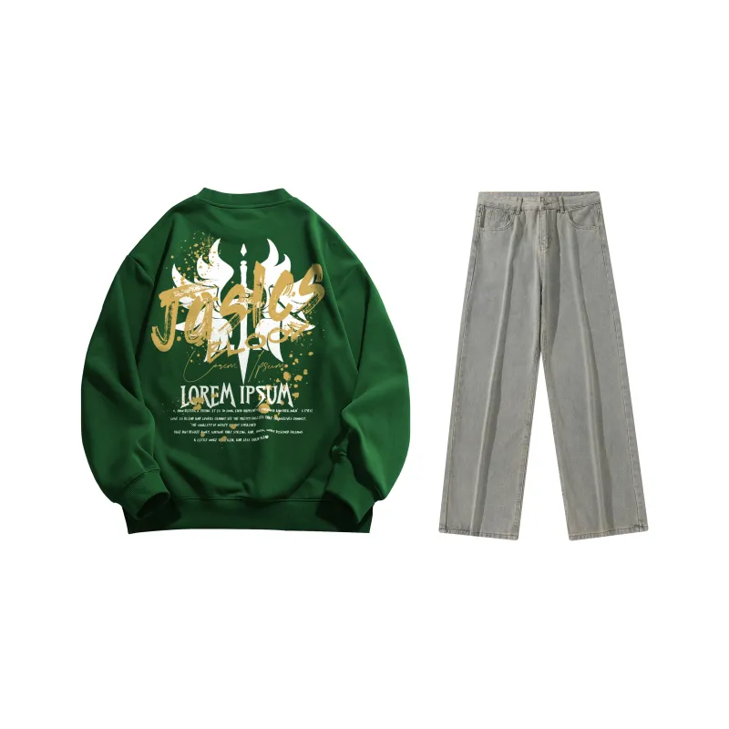 Jaslcs Sweatshirt Sets Unisex-12