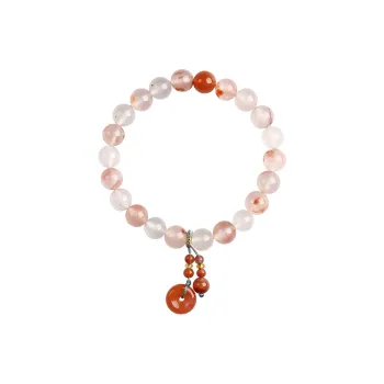 Phoenisess Southern Red Agate Bracelets Unisex