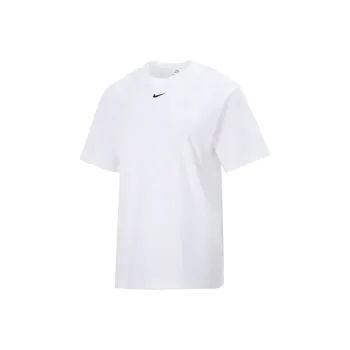 Nike Sportswear Essential SS22 Women'ss Print Sporty Crewneck T Shirt White