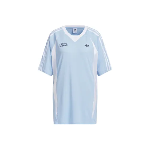 Adidas Originals x Sporty T Shirt Women's Glossy Finish Blue