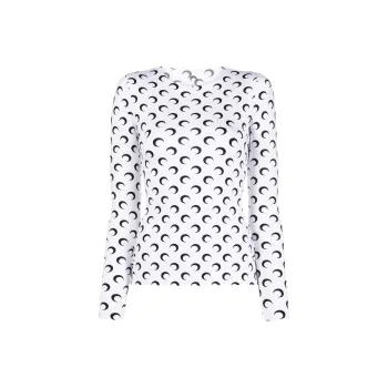 Marine Serre Crescent Moon print Top