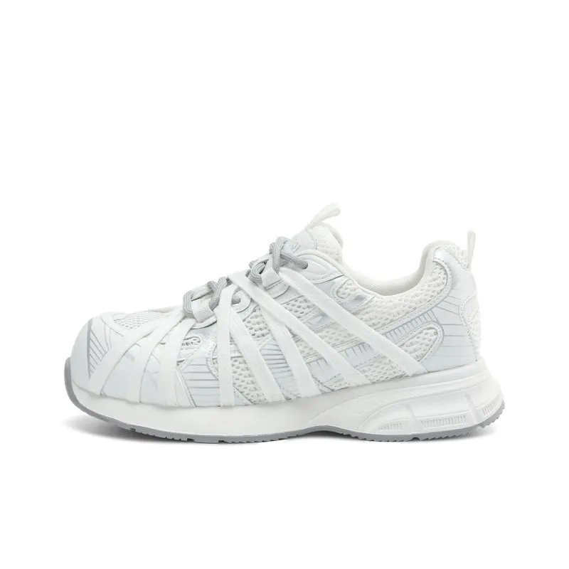 BOERDIQI Lightweight And Breathable Low Top Chunky Sneakers Women's-14