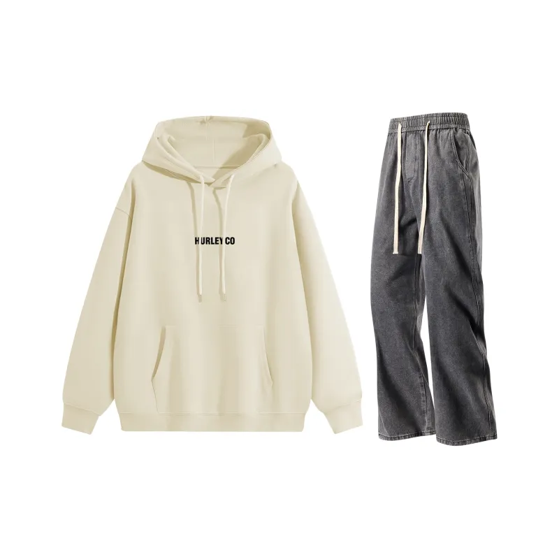 Hurley Sweatshirt Sets Unisex-18