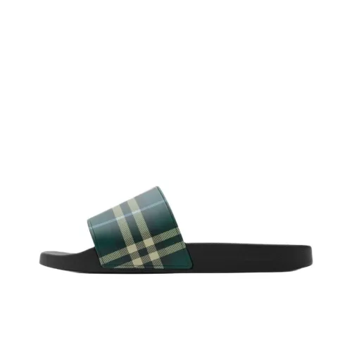 Burberry Slide Slippers Men's Green