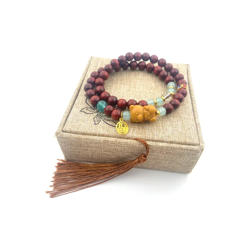 ERXI Pterocarpus Bracelets Unisex-5
